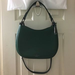 Coach Racing Green Nomad Glovetanned Leather Hobo